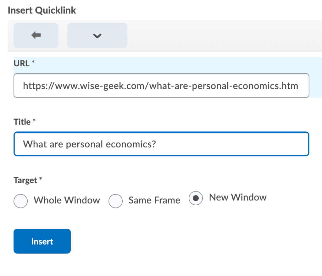 Create an external link in your D2L course – PPSC eLearning Knowledge ...