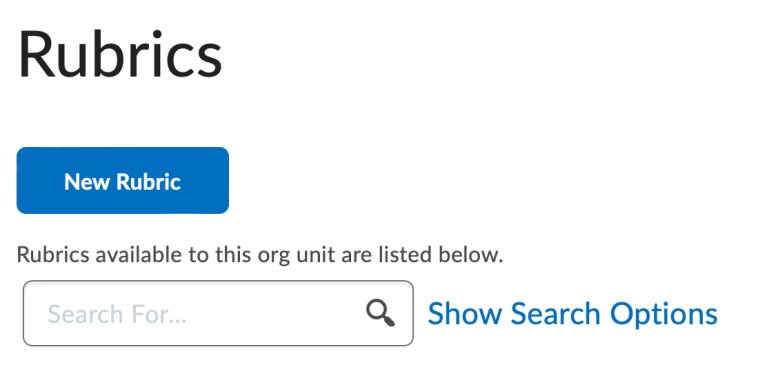 Create a Rubric – PPSC eLearning Knowledge Base & Support