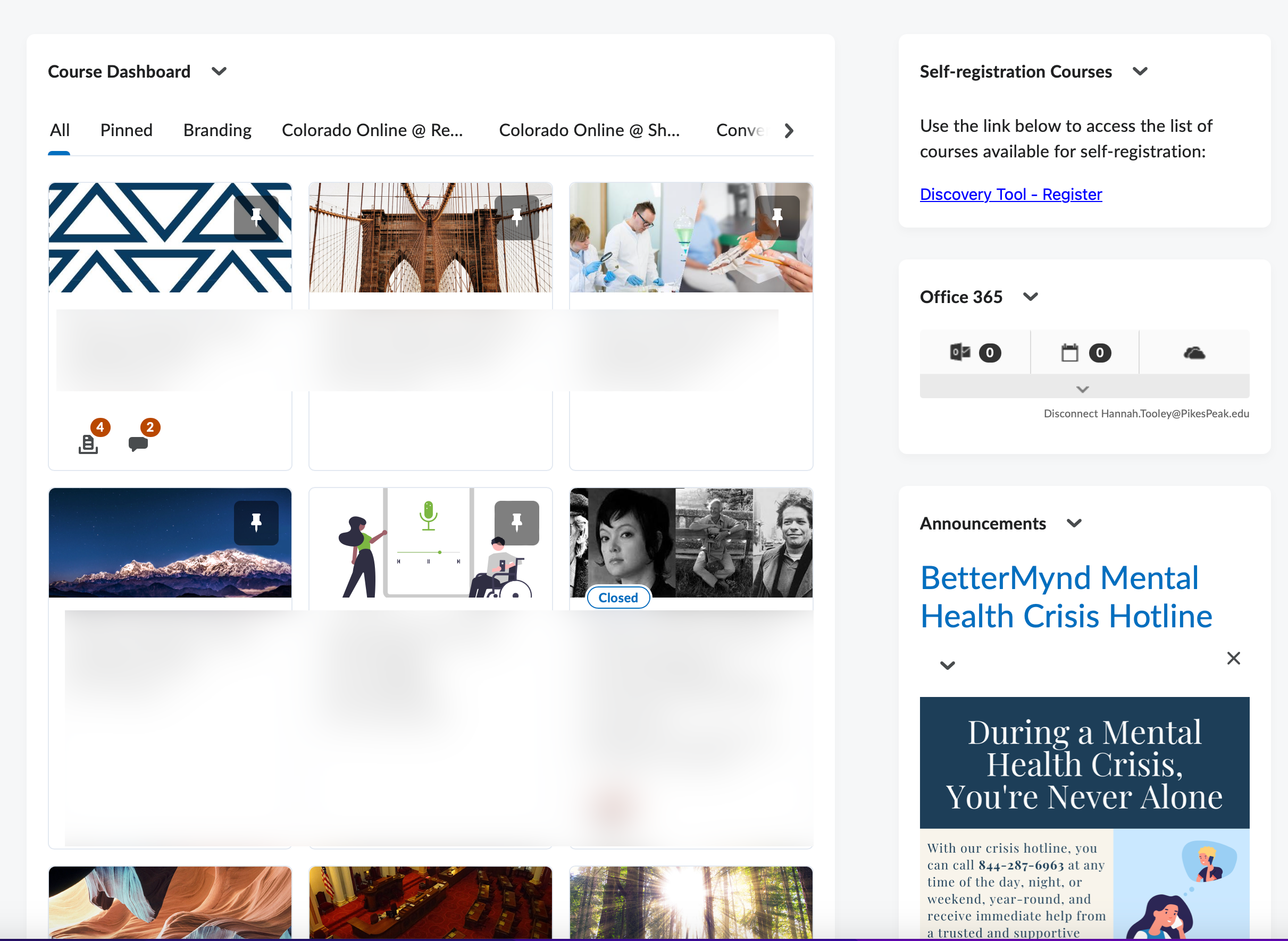 D2L MyCourses Home Page – PPSC eLearning Knowledge Base & Support
