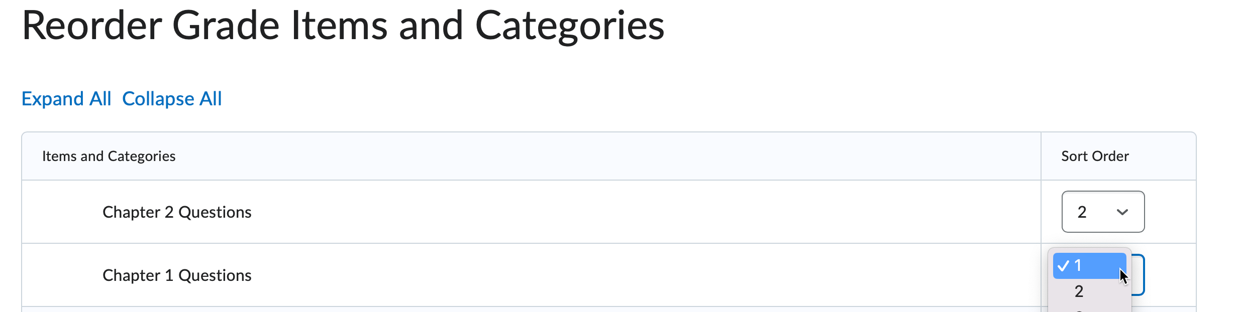 Reorder the Grade Columns – PPSC eLearning Knowledge Base & Support