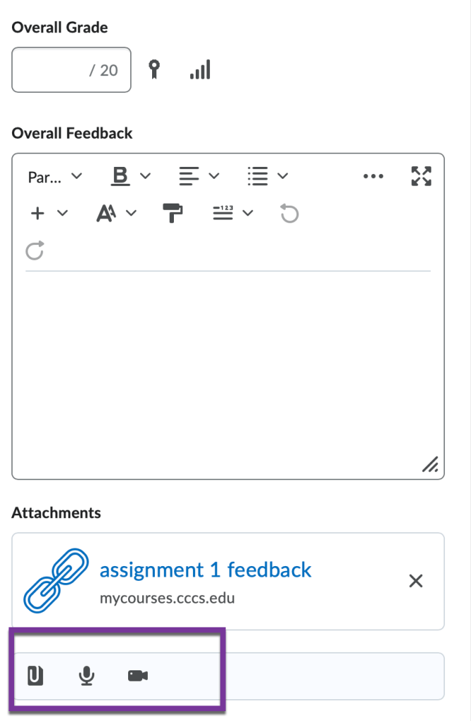screenshot of new feedback icons. 