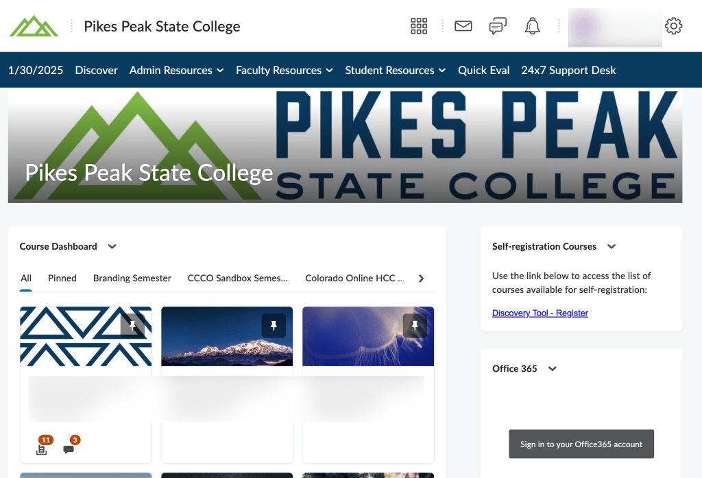 ppsc mycourses home page