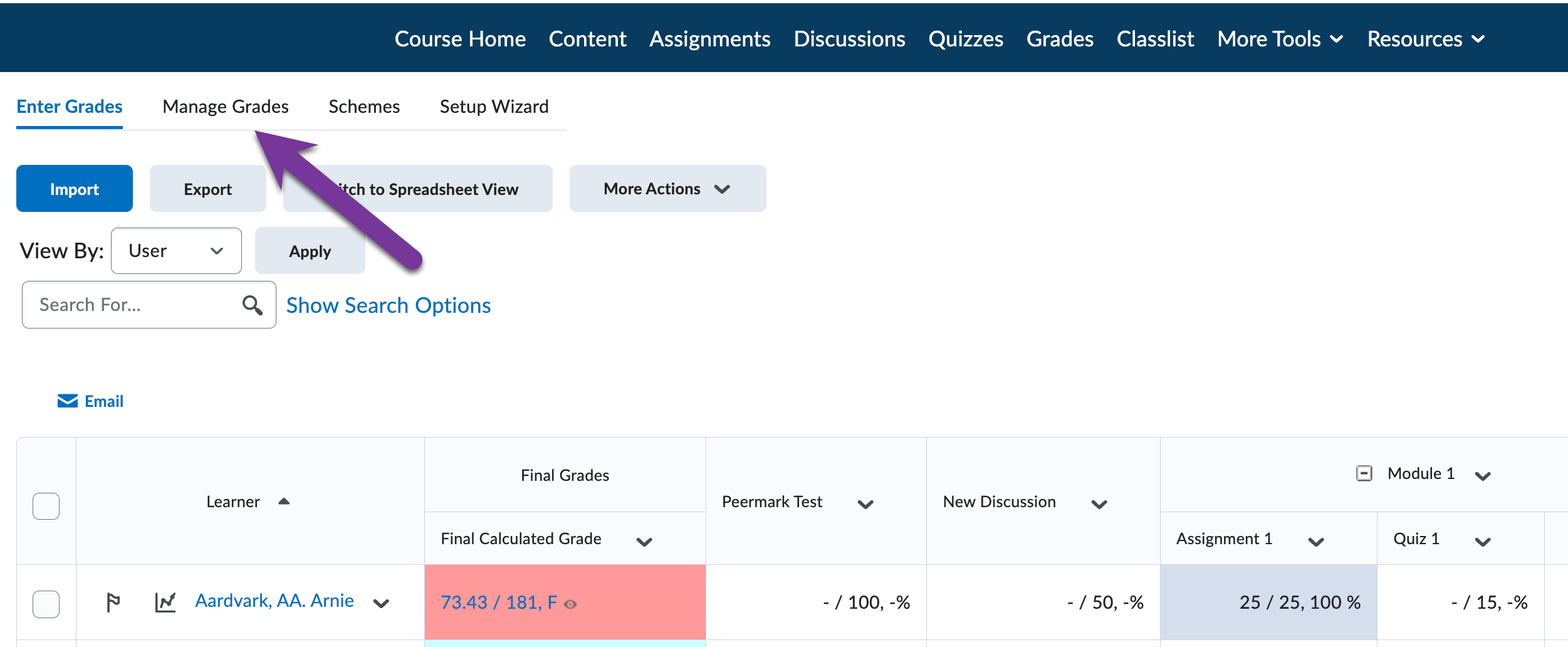 Bulk Edit Grade Items – PPSC eLearning Knowledge Base & Support